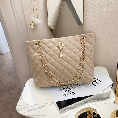 Fashion Black Shoulder Bags for Women Large Shopper Bag
