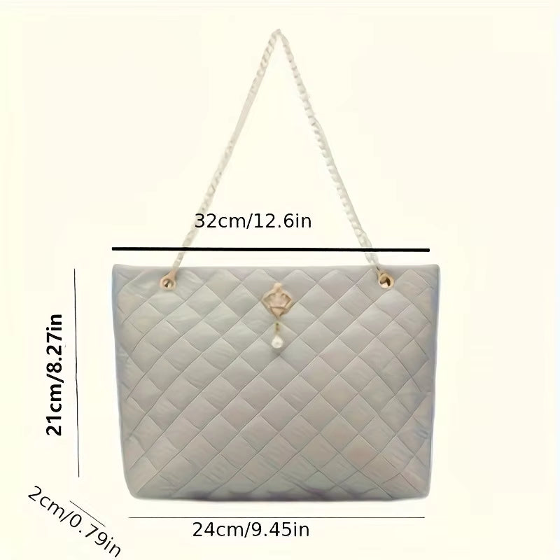 Fashion Black Shoulder Bags for Women Large Shopper Bag